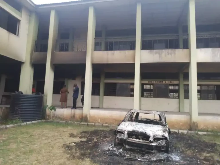 Imo State High Court Razed Down