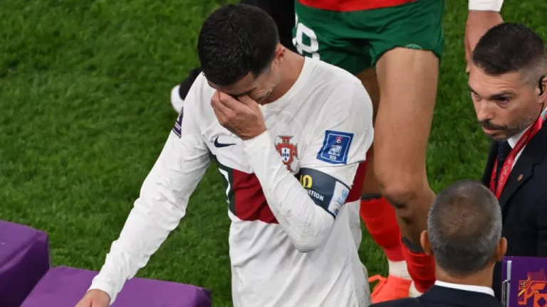 Cristiano Ronaldo Leaves World Cup In Tears