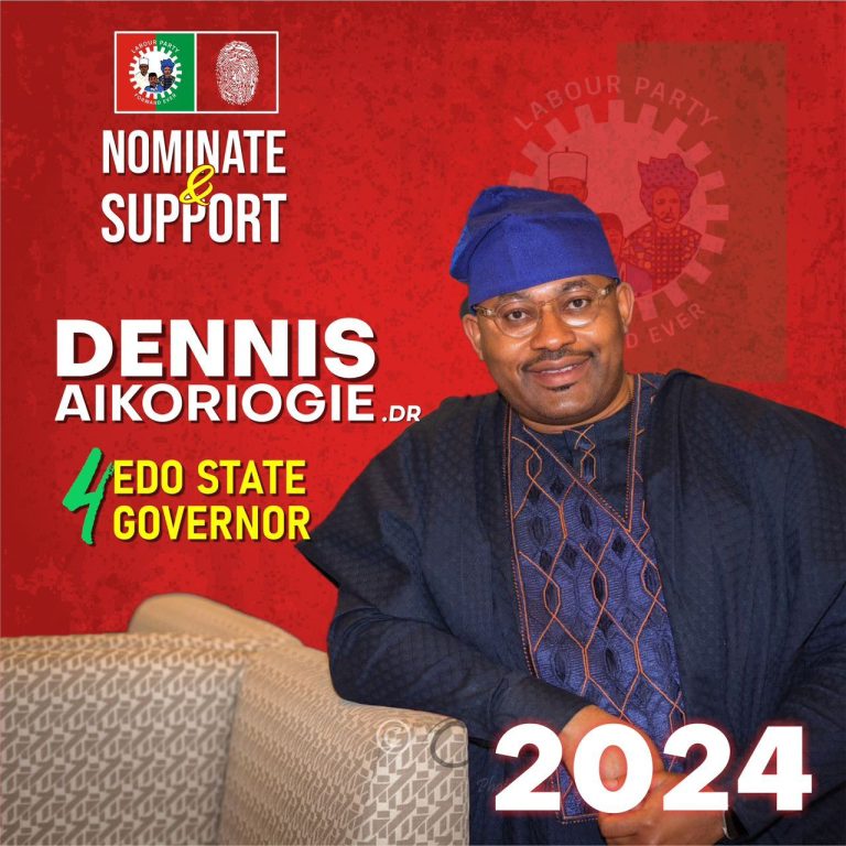 DR. DENNIS OSAHON AIKORIOGIE: A PERFECT ANSWER TO EDO STATE QUEST FOR GOOD GOVERNANCE IN ENGENDERING ITS DEVELOPMENT