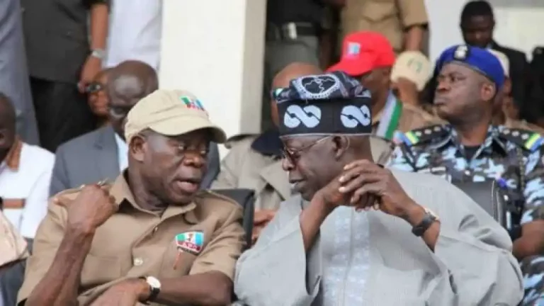 “The War Is Not Over, As President Of Nigeria I Will Give Edo Back To Oshiomhole”- Tinubu Claims Edo Will Be Better Than Lagos