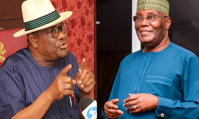 Atiku’s Camp Gives Real Reason ‘Wike Is An Average Mad Man