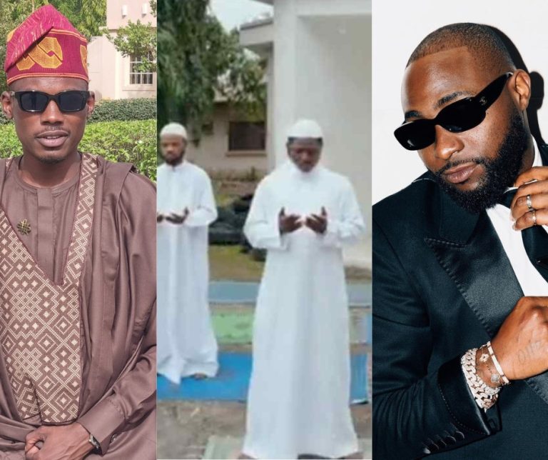 Angry Borno youths burn Davido’s banner over controversial video