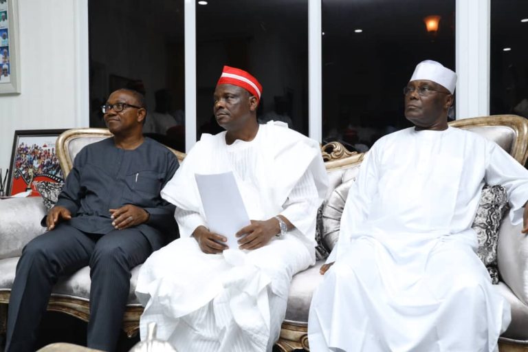 Atiku, Obi, Kwankwaso Reportedly Planning A Merger To Upstage Tinubu, APC