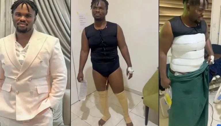 Blogger, Tosin Silverdam Undergoes Liposuction Surgery