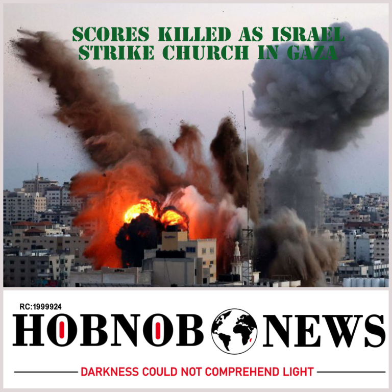 Scores Killed As Israel Strike Church In Gaza
