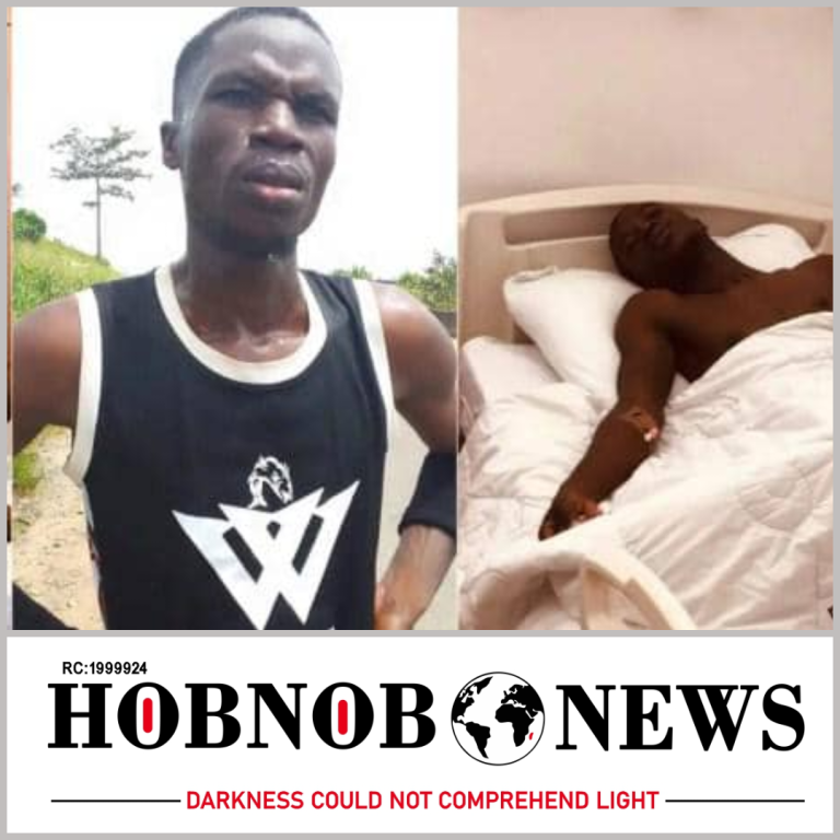 Man Who Attempted 5-Day Marathon Trekking From Lagos To Port Harcourt Lands In Hospital