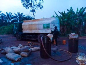 Photos: Illegal Crude Oil Warehouses Uncovered In Imo