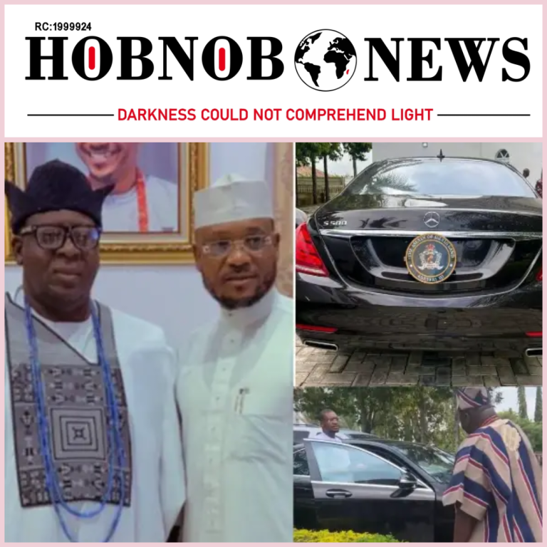 Former House of Representative Member Shina Peller Donates Luxurious Mercedes Benz Car to New Aseyin of Iseyinland, Oba Sefiu Olawale Oyebola Adeyeri III