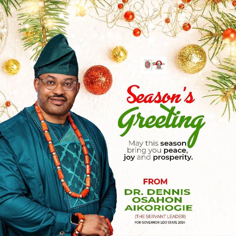 Dr. Dennis Osahon Aikoriogie: A Person of Revelational Change Destined to Take Edo to the Promised Land