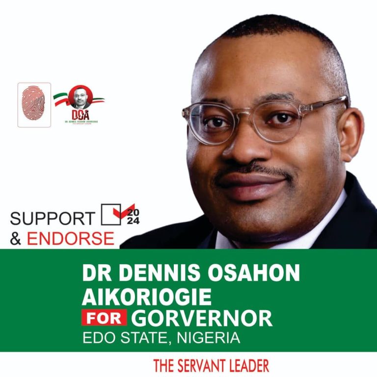 Engaging Edo State Youths in Useful Ventures: Dr. Dennis Osahon Aikoriogie’s Priority for Government