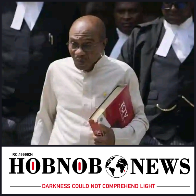 BREAKING: Former CBN Governor, Godwin Emefiele fulfils bail conditions, leaves Kuje Correctional Center