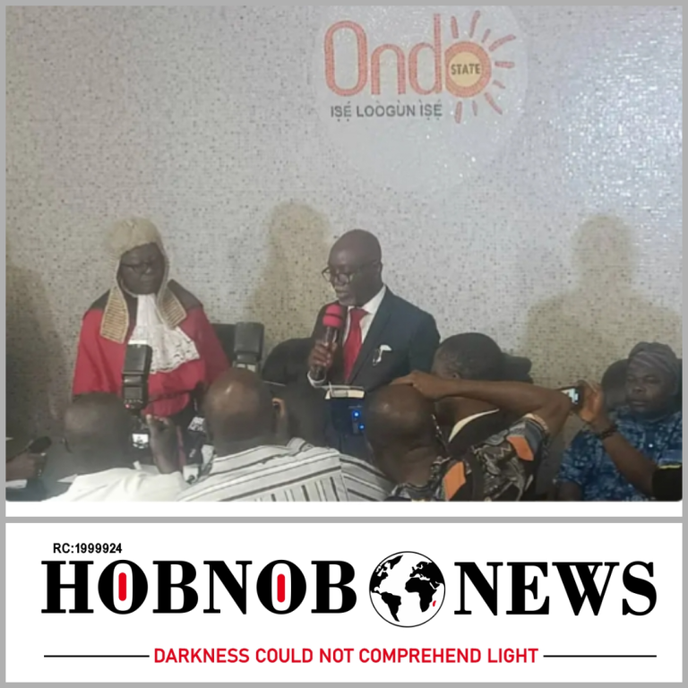 Acting Governor of Ondo State, Lucky Aiyedatiwa, Sworn In as Governor