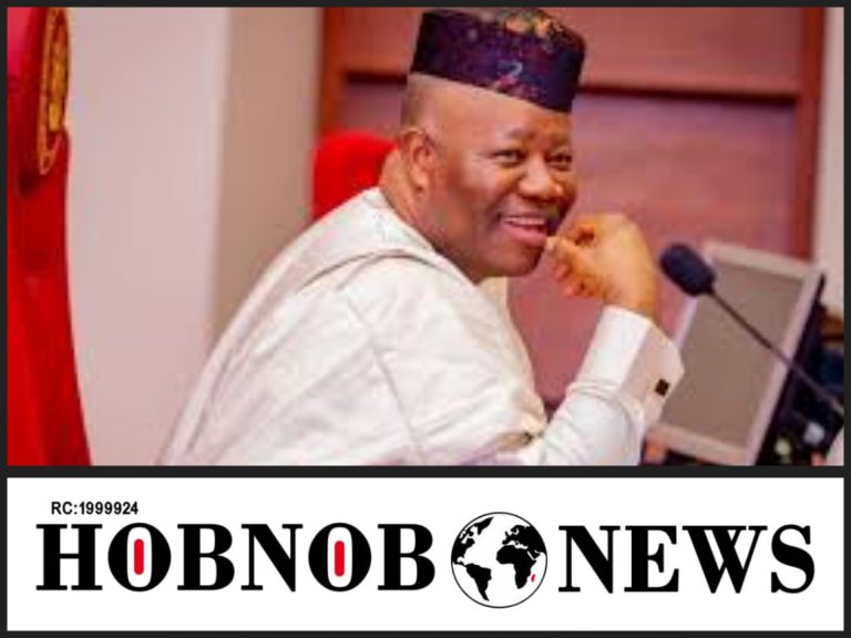 BREAKING: Senate President, Godswill Akpabio Collapses At Birthday Colloquium