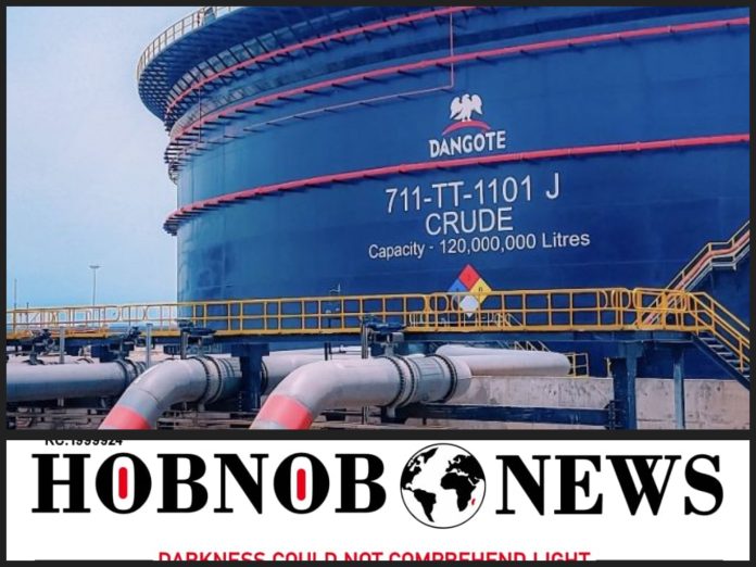 Fourth 1 Million Barrel Tranche Of Crude Oil Delivered To Dangote Refinery