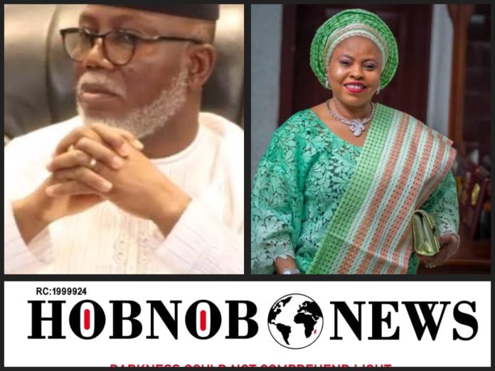Tension As Ondo SSG, Princess Odu Engages In Shouting Match With Governor Aiyedatiwa During Cabinet Meeting Over Akeredolu's Burial