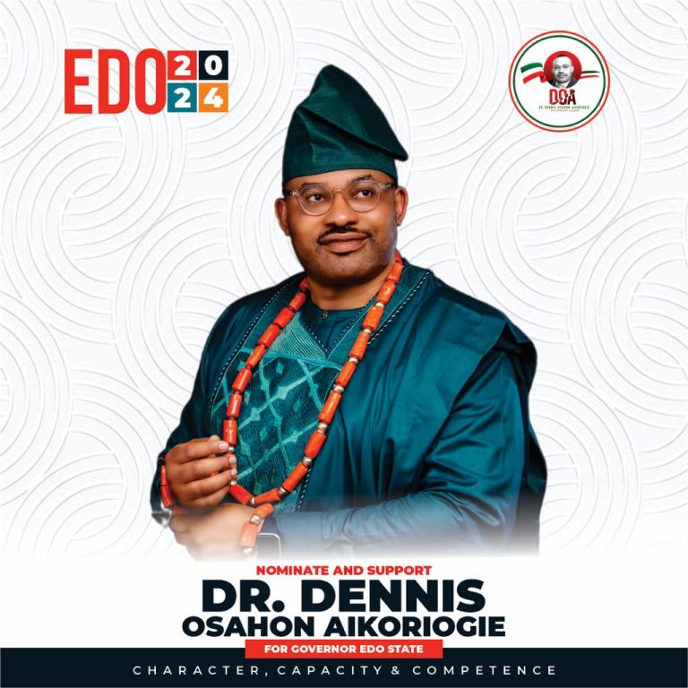 Igniting a Transformation: Dr. Dennis Aikoriogie’s Vision for a Prosperous Edo State