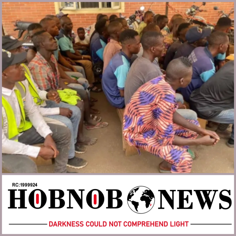 Lagos State Taskforce Cracks Down on Notorious Highway Gang Arresting 51 Members for Harassing Truck Drivers