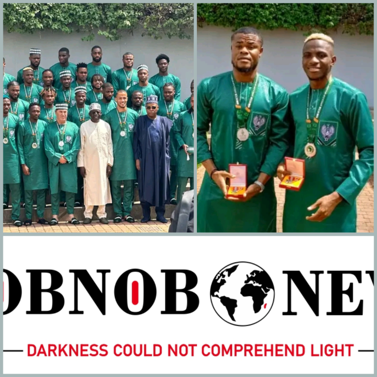 President Tinubu Honors Super Eagles with National Award and Incentive