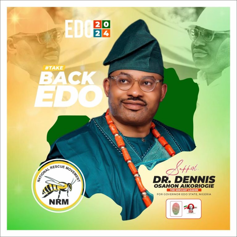 Edo State Urged to Nominate and Vote for Dr. Dennis Osahon Aikoriogie for Good Governance