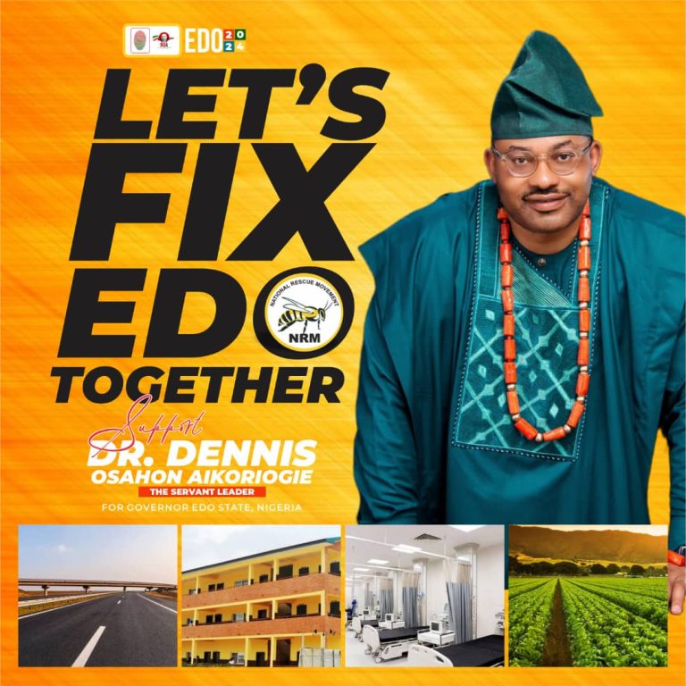 Dr. Dennis Osahon Aikoriogie’s Vision for a Transformed Edo State