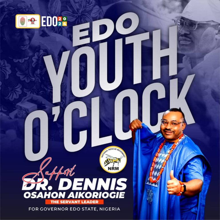 Dr.Dennis Osahon Aikoriogie:A Youth Oriented Guber Aspirant