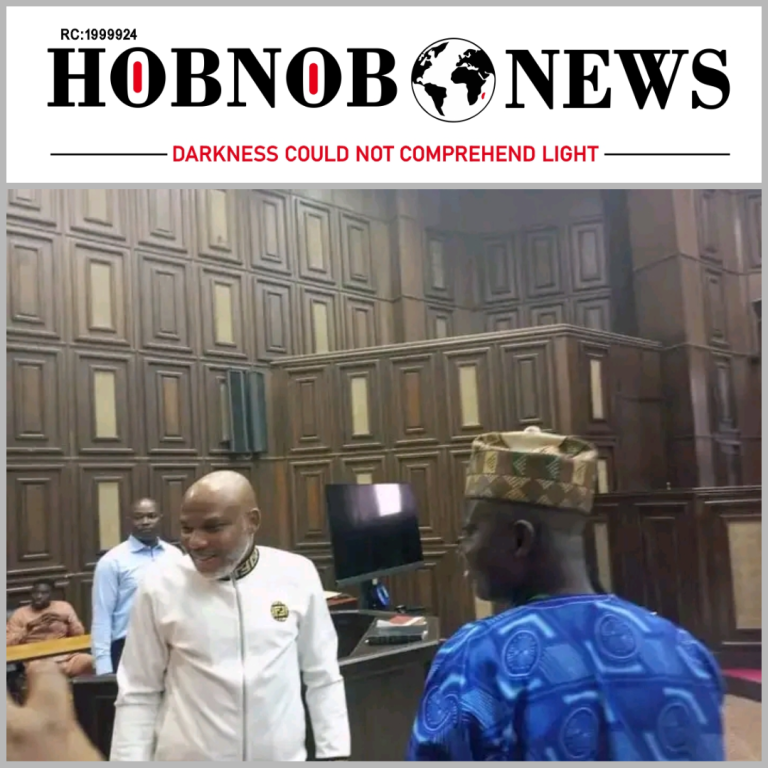 No Extra Outfit Given, Nnamdi Kanu Justifies Wearing Same Cloth To Court