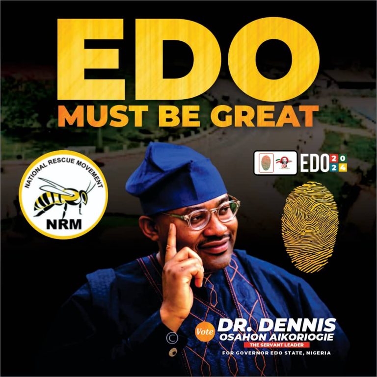 Dr. Dennis Osahon Aikoriogie Vows to Champion Accountability in Edo State.