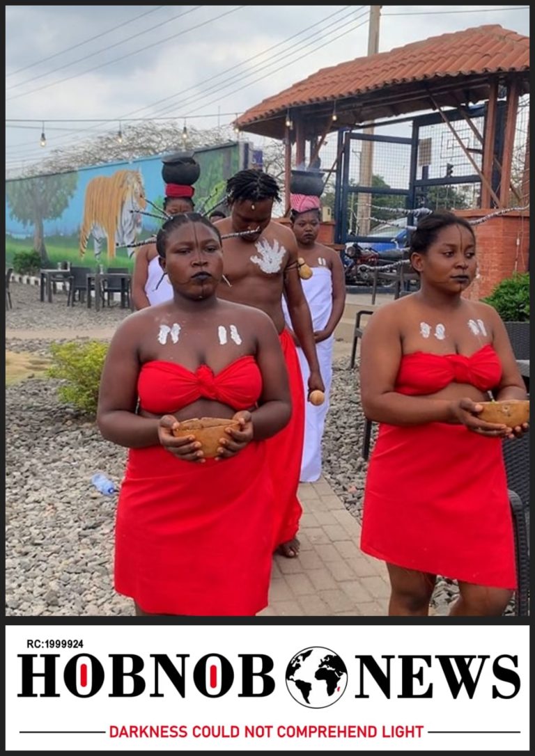 Four Virgins Show Support for Chef Naira Victor At The Cook-A-Thon Venue, With Benue Governor, Hyacinth Alia In Attendance