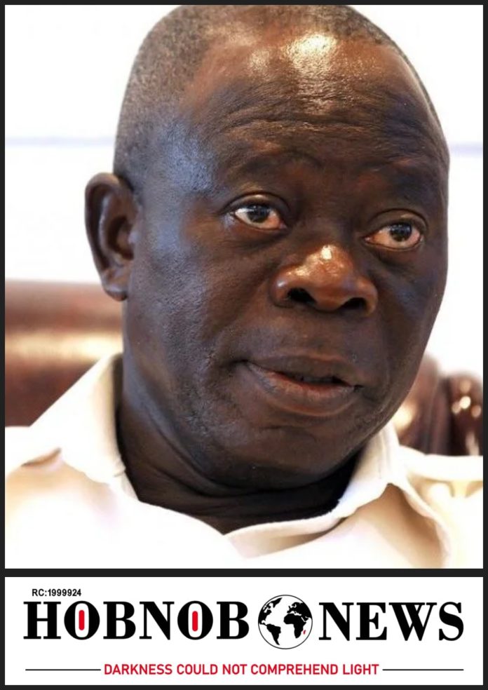 N3.7trn Budget Padding: Senators have been stripped naked in the market place – Oshiomhole