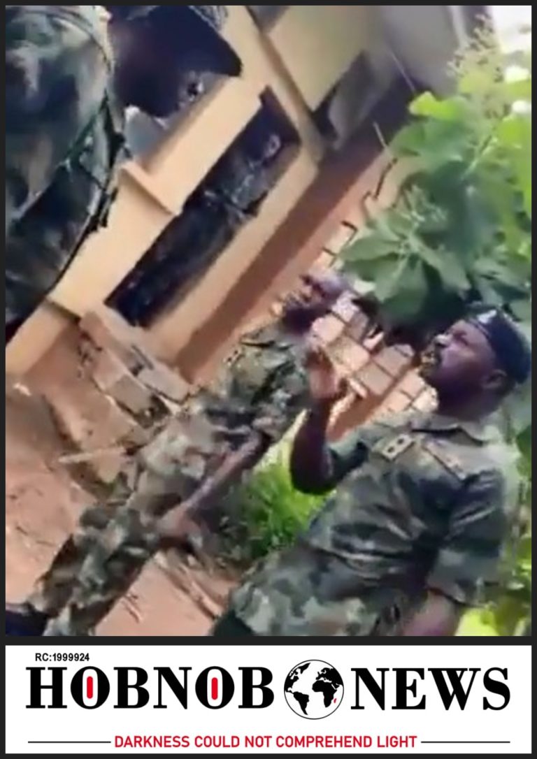 Senior Soldier Threatens Junior Colleague For Addressing Him As "Officer"