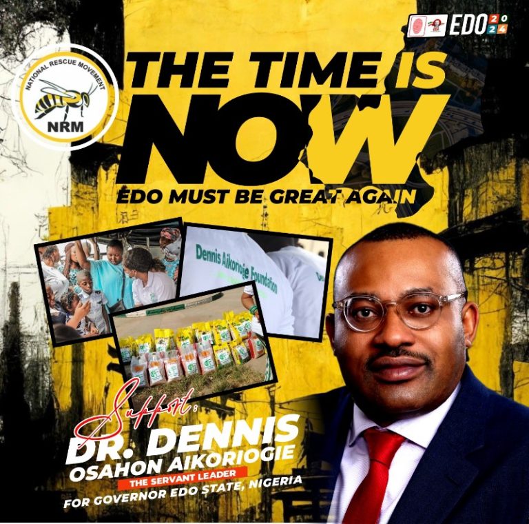 *Dr. Dennis Osahon Aikoriogie, NRM Gubernatorial Candidate, Pledges Support for Local Farmers in Edo State*