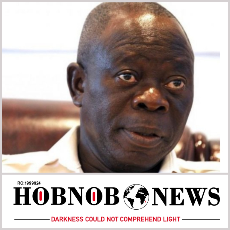 Senator Adams Oshiomhole Apologises to Matthew Urhoghide for Unfair Treatment