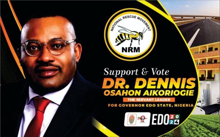 NRM Gubernatorial Candidate, Dr. Dennis Osahon Aikorogie to Discuss Edo’s Future on ‘The Comrade Show