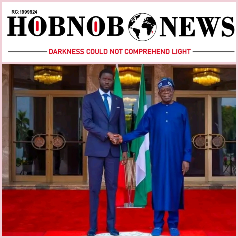 Tinubu Hosts Senegalese President Bassirou Faye