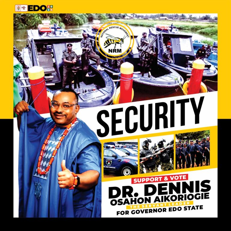 Dr. Dennis Osahon Aikoriogie Unveils Strategic Economic Plan for Edo State Ahead of Upcoming Elections