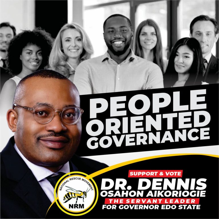 Dr. Dennis Osahon Aikoriogie: A Gubernatorial Candidate with a Plan for People-Oriented Governance in Edo State