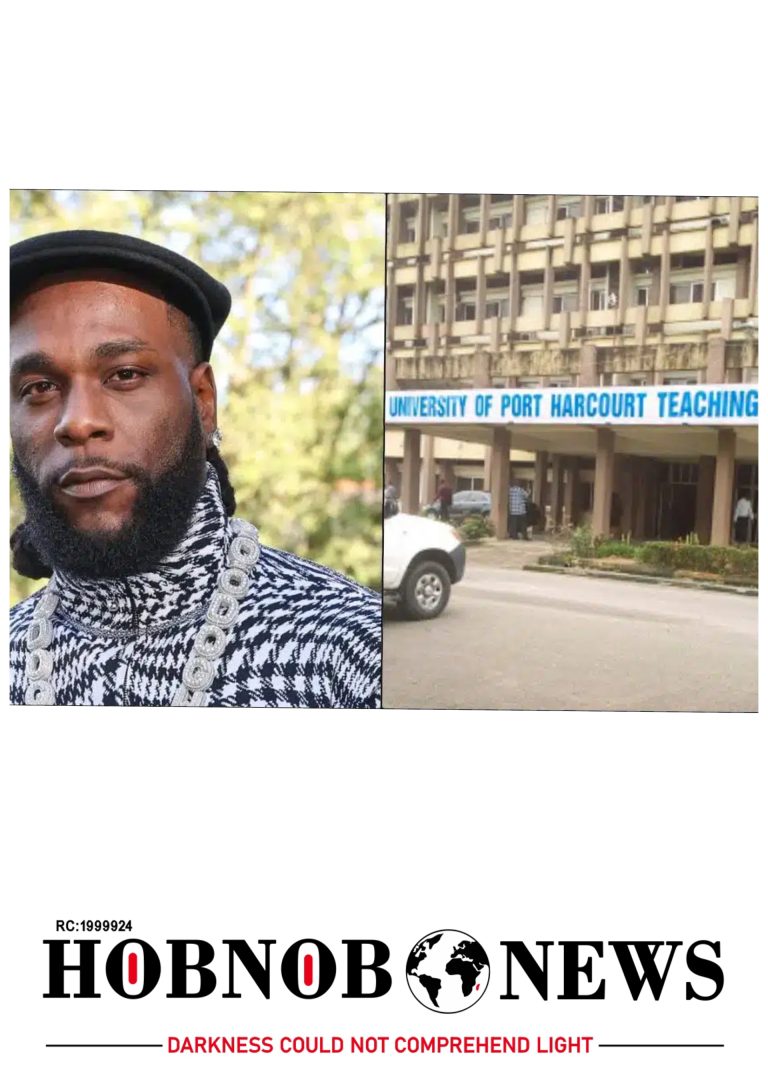 Burna Boy Didn't Foot The Bill For All Patients -- UPTH