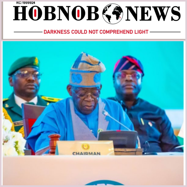 Tinubu Re-elected ECOWAS Chairman for Another Year