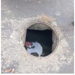 Graphic Photos: Newborn Baby Found Dead in Port Harcourt Manhole