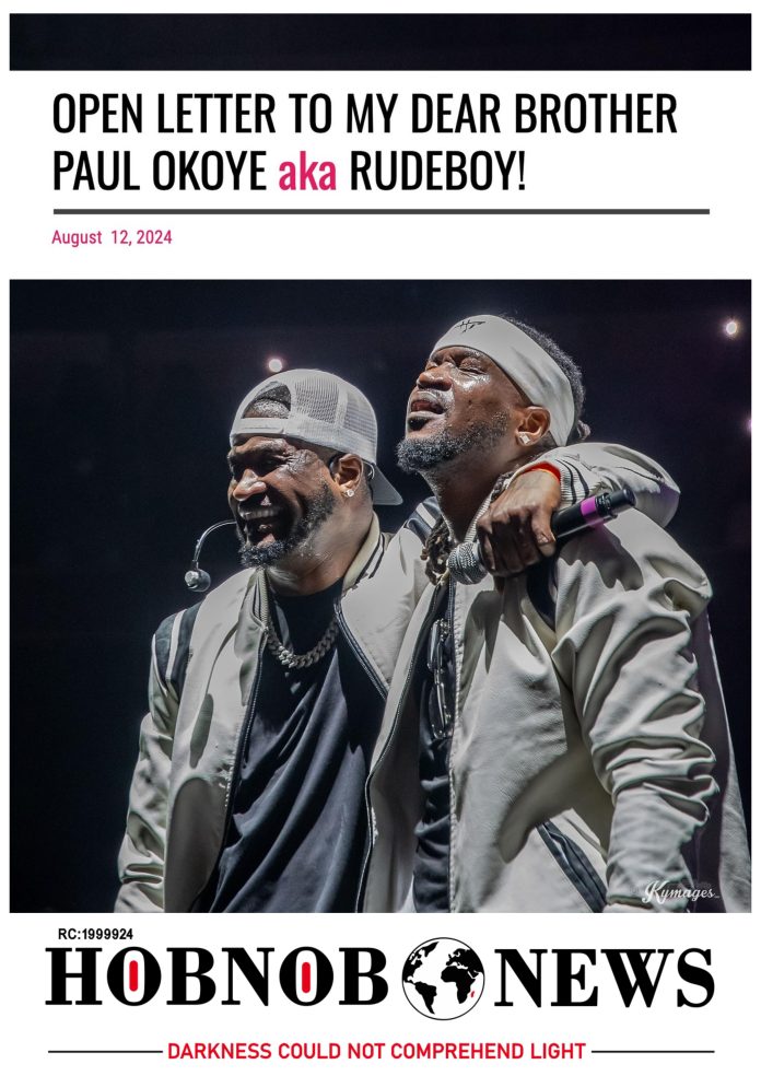 Psquare Feud: Peter Okoye Writes Emotional Open Letter to Twin Brother Paul