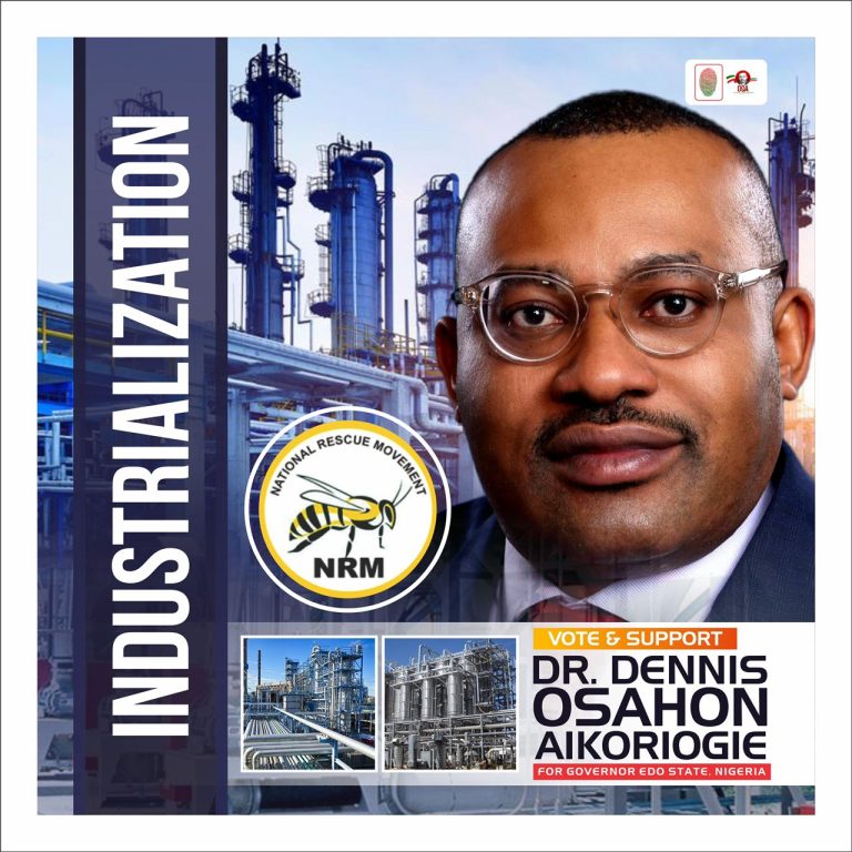 Gubernatorial Candidate Unveils Plans to Revive Industries in Edo State