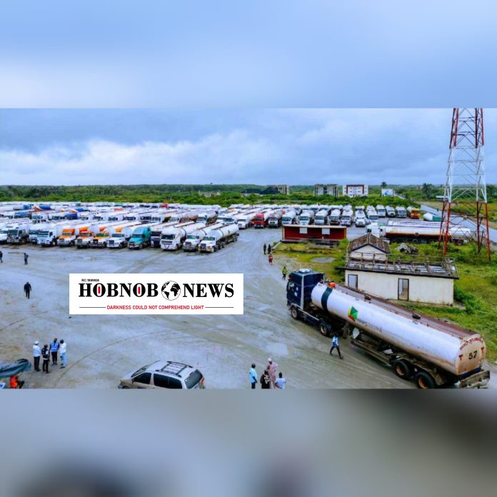 NNPC Deploys 300 Trucks to Dangote Refinery for Petrol Loading