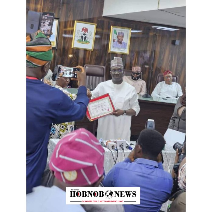 Edo State: Senator Monday Okpebholo, Dennis Idahosa Receive Certificates of Return from INEC