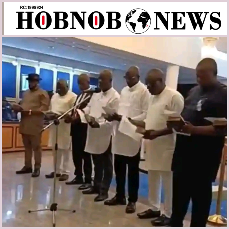 Gov Fubara Swears In 23 New Rivers Local Government Chairmen, Vice Chairmen