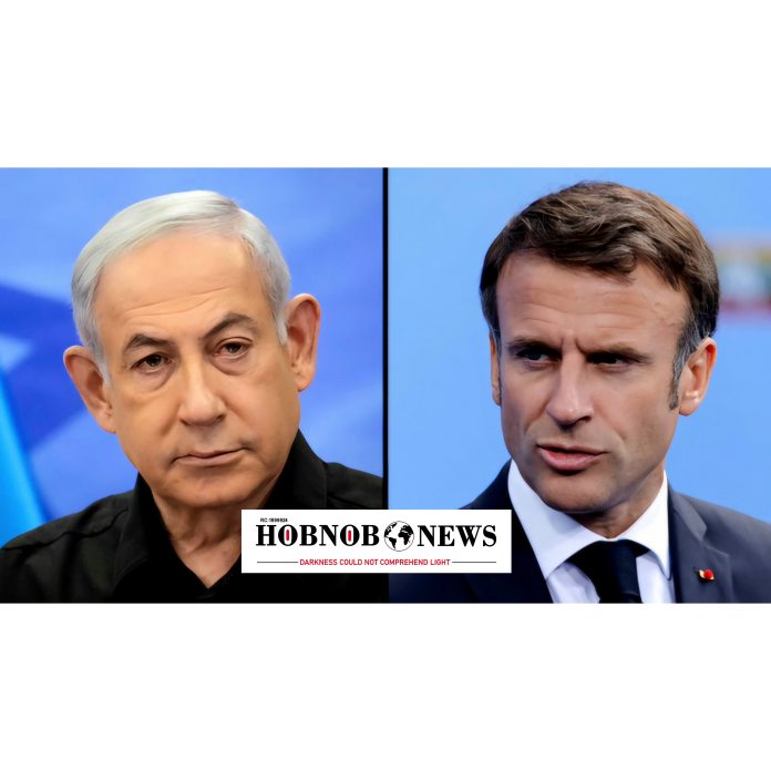 Macron Chides Netanyahu Over UN Ties - Israel's Defense Minister Fires Back in Kind