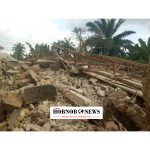 "Two-Storey Building Collapses in Abia State, Narrow Escape for Workers"