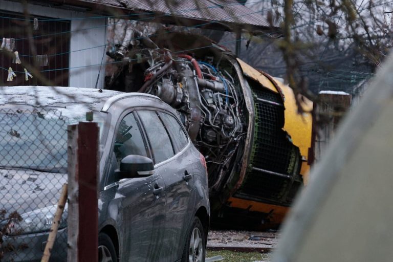 DHL Cargo Plane Crashes Near Vilnius Airport, Killing One and Setting House Ablaze