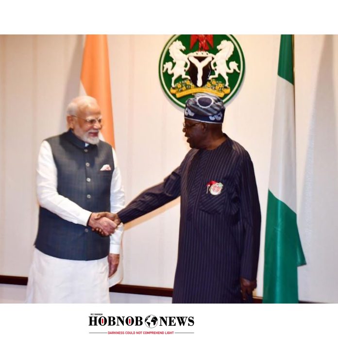 Tinubu confers GCON on Indian PM Modi during historic visit