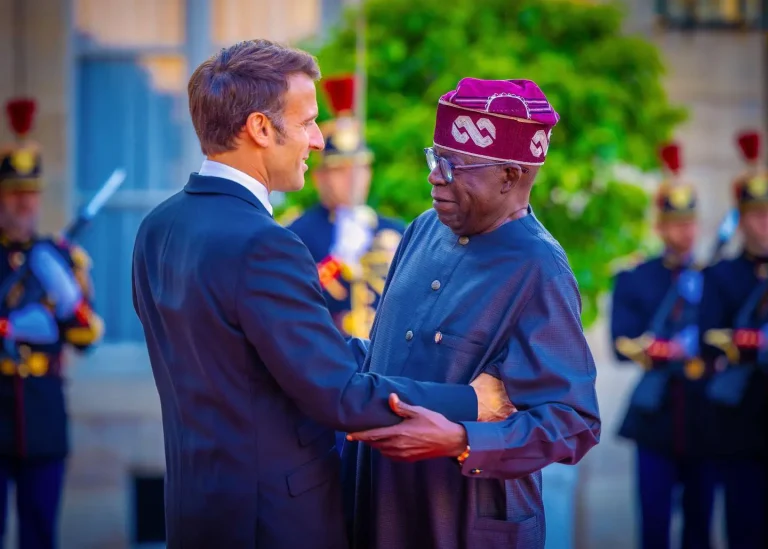Tinubu, Macron Exchange Banter in Pidgin on X