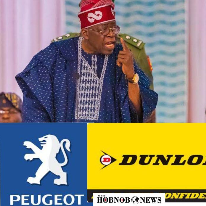 Tinubu Orders CREDICORP to Facilitate Return of Peugeot and Dunlop, Launches N20 Billion Auto Credit Fund